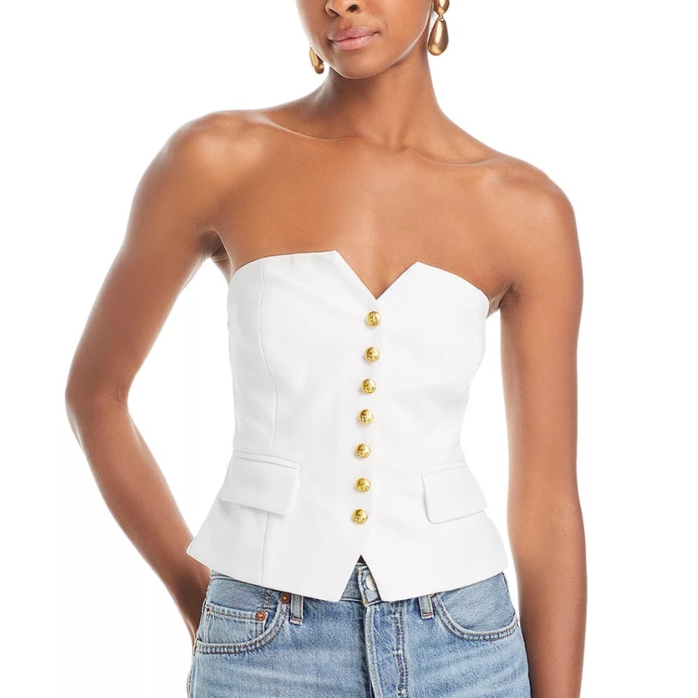 Aqua Strapless Sailor Top Bloomingdales Exclusive